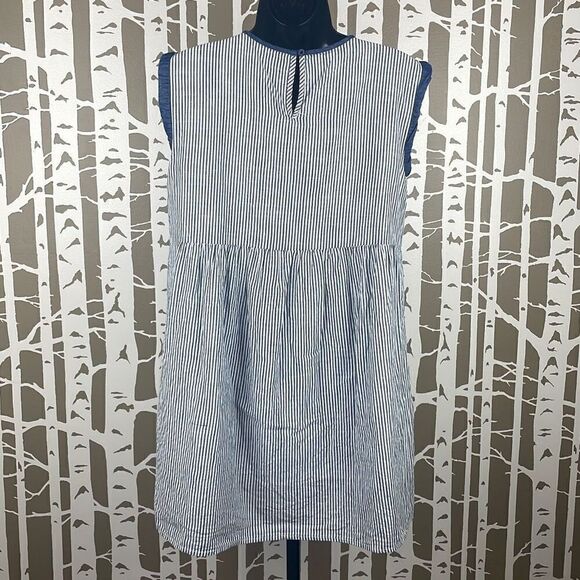 Savanna Jane Floral Embroidered Striped Dress M - Picture 3 of 9